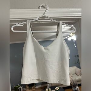 Lululemon white align tank top size 8